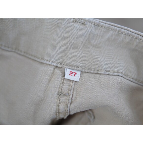 Levis Khaki Pants WOMENS Size 27x27 Straight Pants‎ Classic Trouser - Picture 9 of 10